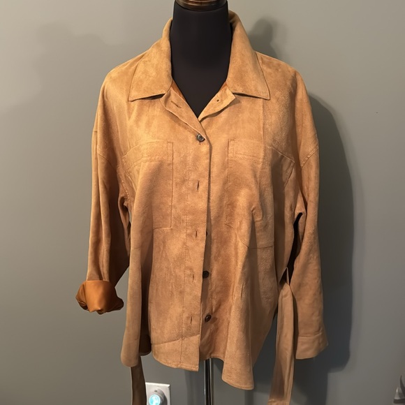 Ultra suede shacket - Picture 3 of 4